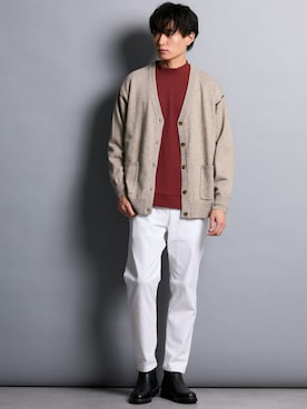 nissen Mens Modelsさん（メンズ・182cm）の秋コーディネート