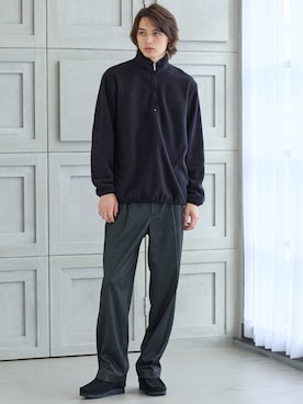 「アイテム（スウェット）」を使った、nissen Mens Modelsさん（メンズ・185cm）の秋コーディネート