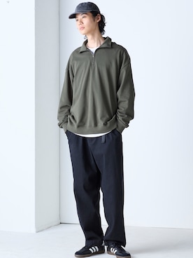「アイテム（スウェット）」を使った、nissen Mens Modelsさん（メンズ・183cm）の夏コーディネート