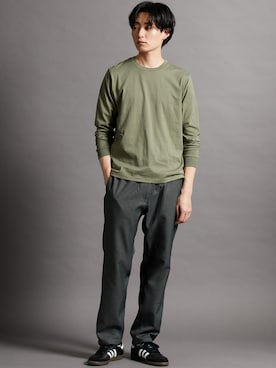 nissen Mens Modelsさん（メンズ・182cm）の冬コーディネート