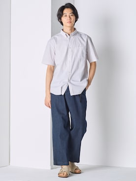 nissen Mens Modelsさん（メンズ・183cm）の春コーディネート