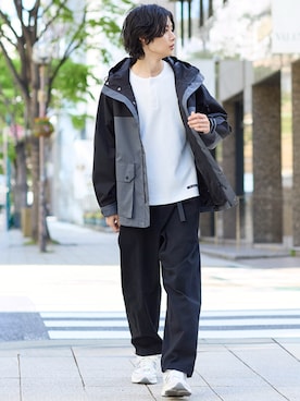 「メンズファッション」｜nissen Mens Modelsさん（メンズ・183cm）の秋コーディネート