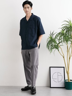 「nissen（ニッセン）のアイテム」を使った、nissen Mens Modelsさん（メンズ・177cm）の夏コーディネート