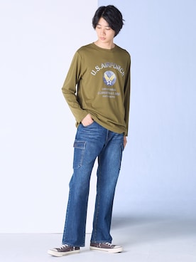 nissen Mens Modelsさん（メンズ・183cm）の冬コーディネート