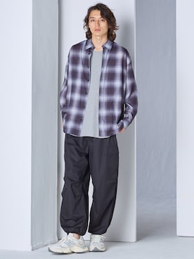 nissen Mens Modelsさん（メンズ・185cm）の春コーディネート