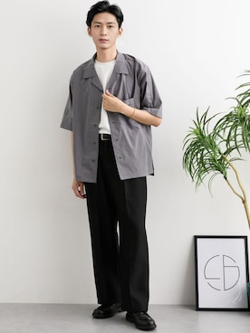 「nissen（ニッセン）のアイテム」を使った、nissen Mens Modelsさん（メンズ・177cm）の夏コーディネート