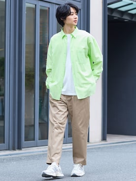 nissen Mens Modelsさん（メンズ・183cm）の春コーディネート