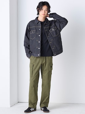 nissen Mens Modelsさん（メンズ・183cm）の秋コーディネート