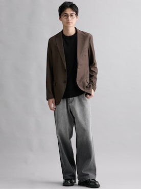 nissen Mens Modelsさん（メンズ・179cm）の秋コーディネート