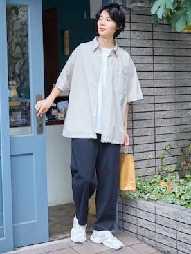 nissen Mens Modelsさん（メンズ・183cm）の春コーディネート