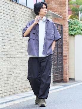 nissen Mens Modelsさん（メンズ・183cm）の春コーディネート