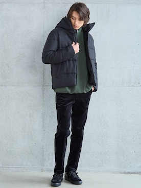 「アイテム（スウェット）」を使った、nissen Mens Modelsさん（メンズ・185cm）の秋コーディネート