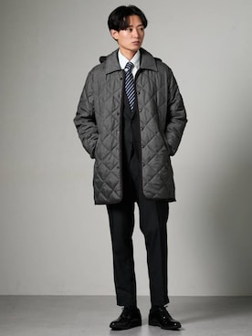 「nissen（ニッセン）のアイテム」を使った、nissen Mens Modelsさん（メンズ・182cm）の秋コーディネート