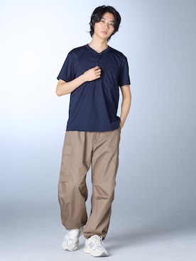 nissen Mens Modelsさん（メンズ・183cm）の春コーディネート