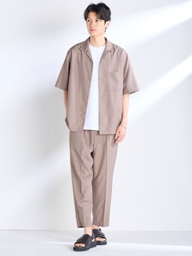 「nissen（ニッセン）のアイテム」を使った、nissen Mens Modelsさん（メンズ・185cm）の春コーディネート