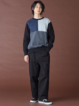 nissen Mens Modelsさん（メンズ・183cm）の秋コーディネート