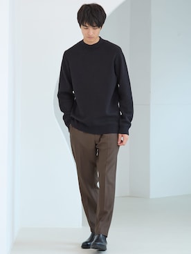 「nissen（ニッセン）のアイテム」を使った、nissen Mens Modelsさん（メンズ・178cm）の秋コーディネート