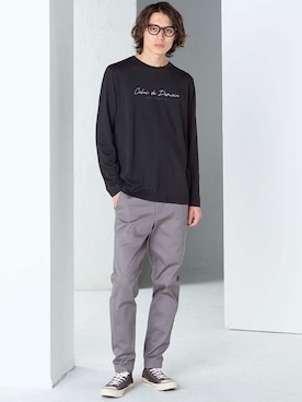 「アイテム（トップス）」を使った、nissen Mens Modelsさん（メンズ・185cm）の夏コーディネート