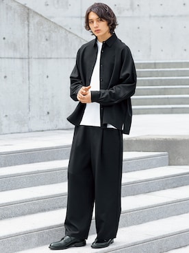 「アイテム（シャツ/ブラウス）」を使った、nissen Mens Modelsさん（メンズ・185cm）の夏コーディネート