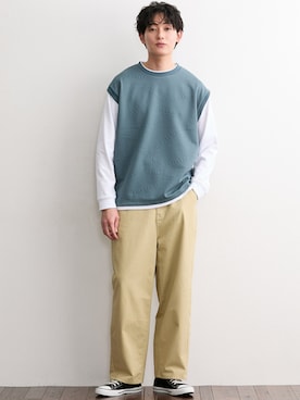 nissen Mens Modelsさん（メンズ・182cm）の冬コーディネート