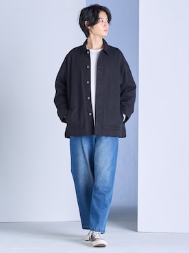 nissen Mens Modelsさん（メンズ・183cm）の冬コーディネート