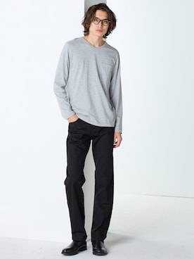 nissen Mens Modelsさん（メンズ・185cm）の秋コーディネート