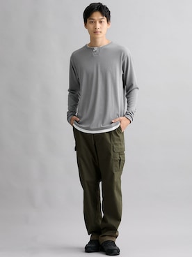 nissen Mens Modelsさん（メンズ・179cm）の秋コーディネート