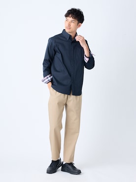 nissen Mens Modelsさん（メンズ・184cm）の秋コーディネート