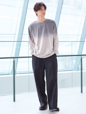 「メンズ」｜nissen Mens Modelsさん（メンズ・183cm）の秋コーディネート