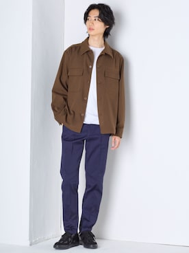 nissen Mens Modelsさん（メンズ・184cm）の秋コーディネート