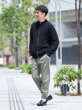 nissen Mens Modelsさん（メンズ・184cm）の秋コーディネート