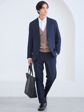 nissen Mens Modelsさん（メンズ・178cm）の冬コーディネート