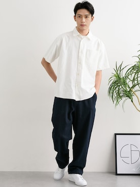 「nissen（ニッセン）のアイテム」を使った、nissen Mens Modelsさん（メンズ・177cm）の夏コーディネート