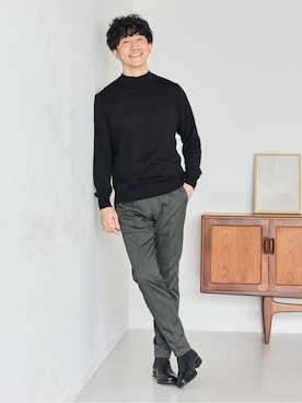 nissen Mens Modelsさん（メンズ・181cm）の秋コーディネート