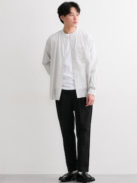 「nissen（ニッセン）のアイテム」を使った、nissen Mens Modelsさん（メンズ・182cm）の冬コーディネート