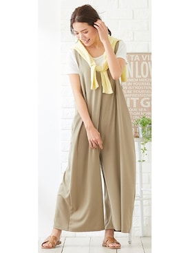 「アイテム（ママ＆ベビー、グリーン系）」を使った、nissen Maternity Modelsさん（レディース・160cm）の夏コーディネート