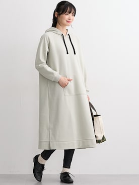 「アイテム（ママ＆ベビー）」を使った、nissen Maternity Modelsさん（レディース・165cm）の冬コーディネート