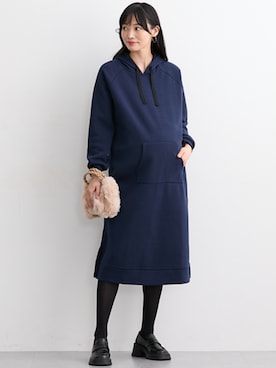 「アイテム（ママ＆ベビー）」を使った、nissen Maternity Modelsさん（レディース・165cm）の冬コーディネート