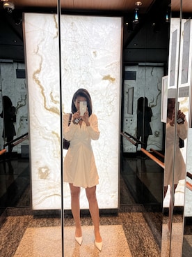 「YSL（ワイエスエル）のアイテム（バッグ）」を使った、sharon0424さん（レディース・168cm）の夏コーディネート