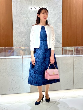 「デニムライク」｜Muto.aさん（レディース・163cm）の春コーディネート