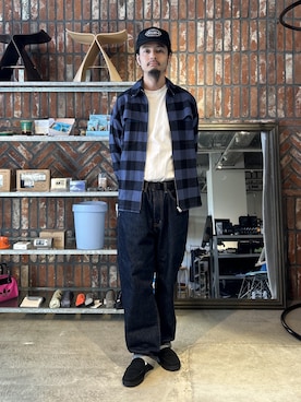 「SILAS（サイラス）のアイテム（帽子）」を使った、yo4hito0911さん（メンズ・174cm）の秋コーディネート