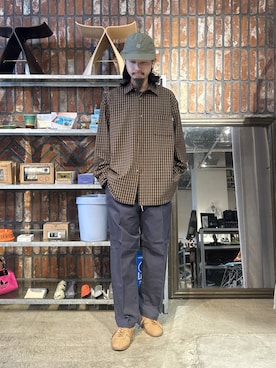 「SILAS（サイラス）のアイテム（帽子）」を使った、yo4hito0911さん（メンズ・174cm）の秋コーディネート