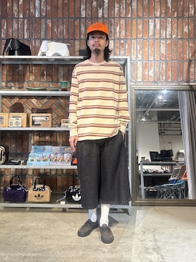 「SILAS（サイラス）のアイテム（Tシャツ/カットソー）」を使った、yo4hito0911さん（メンズ・174cm）の秋コーディネート