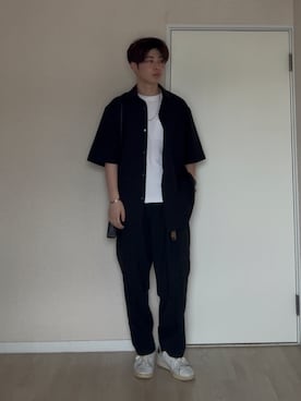 「FREAK'S STORE（フリークスストア）のアイテム（パンツ）」を使った、tanaさん（メンズ・172cm）の夏コーディネート