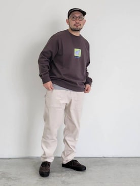 「Gramicci（グラミチ）のアイテム」を使った、Gramicciさん（メンズ・169cm）の秋コーディネート