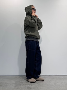 「アイテム（ジャケット/アウター）」を使った、Gramicciさん（レディース・166cm）の秋コーディネート