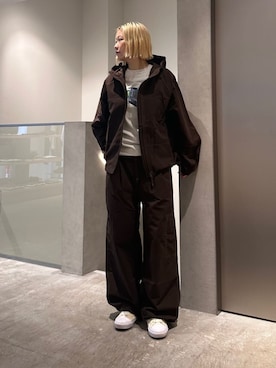 「アイテム（ジャケット/アウター）」を使った、Gramicciさん（レディース・166cm）の秋コーディネート