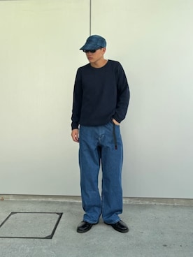 「Gramicci（グラミチ）のアイテム」を使った、Gramicciさん（メンズ・178cm）の秋コーディネート