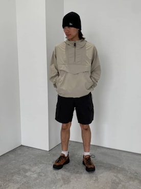 「アイテム（その他アウター）」を使った、Gramicciさん（メンズ・173cm）の夏コーディネート