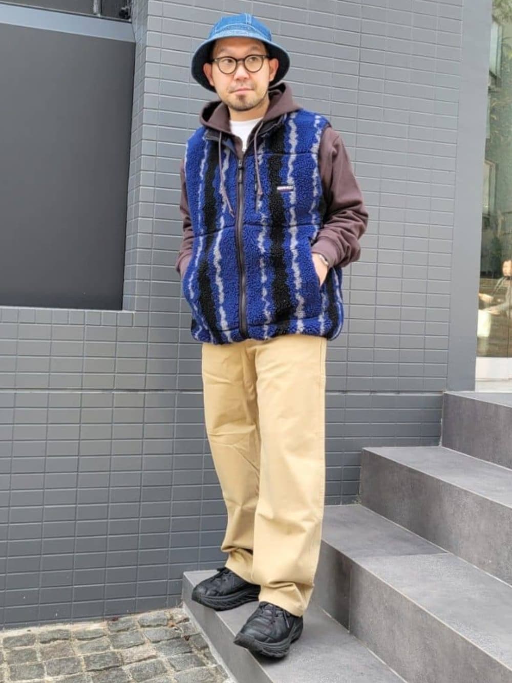 トップス Gramicci RIPPLE SHERPA VEST 1763703008.jpg